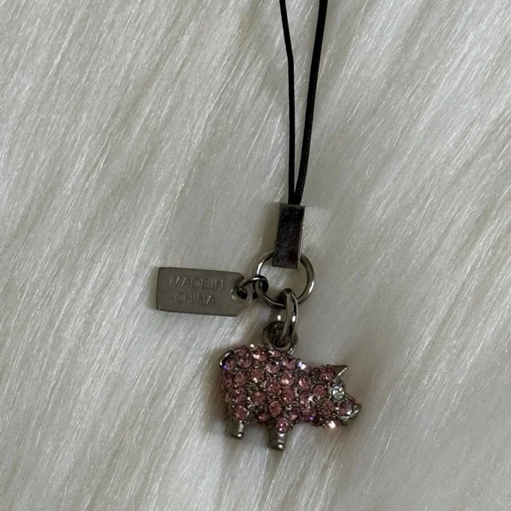 Coach Mini Pig Rhinestone Charm - Picture 2 of 6
